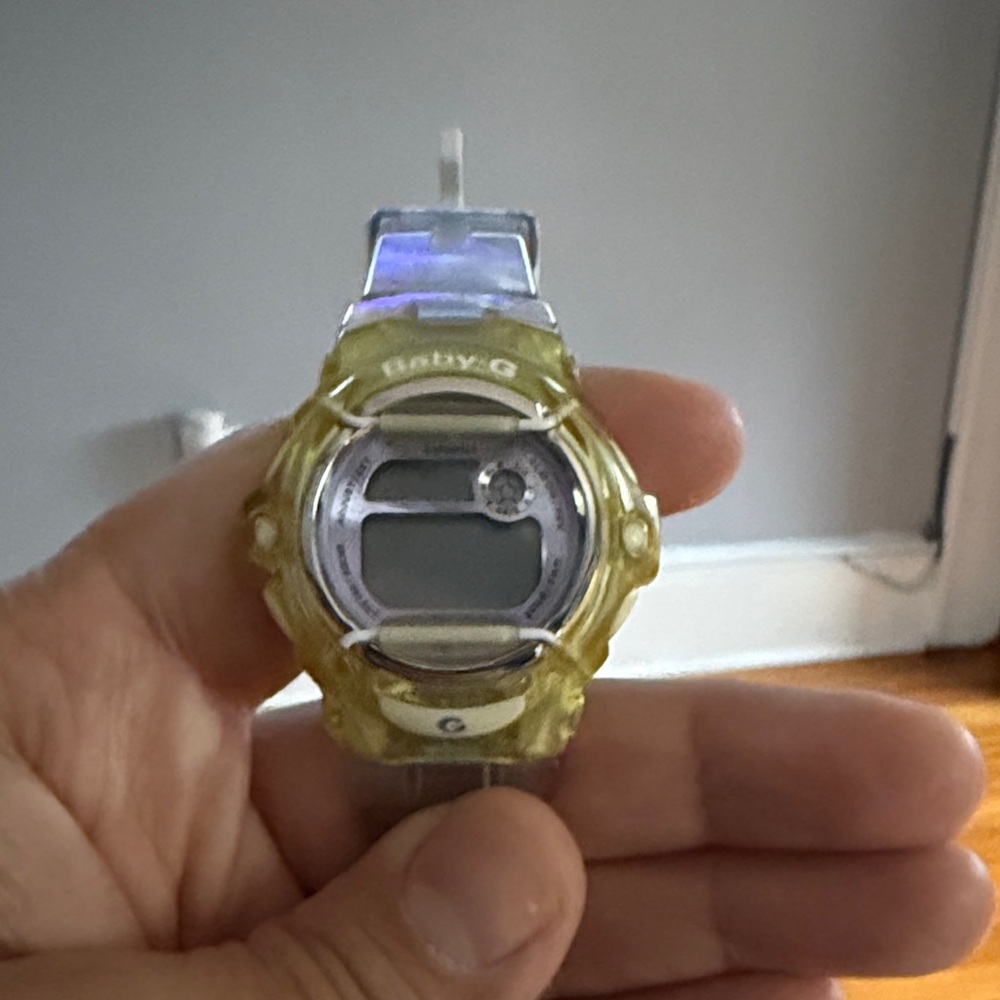 Casio Baby-G Translucent Yellow Smartwatch